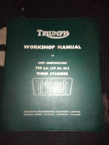 Triumph 750cc three cylinder - three,