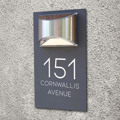House number plaques - house,