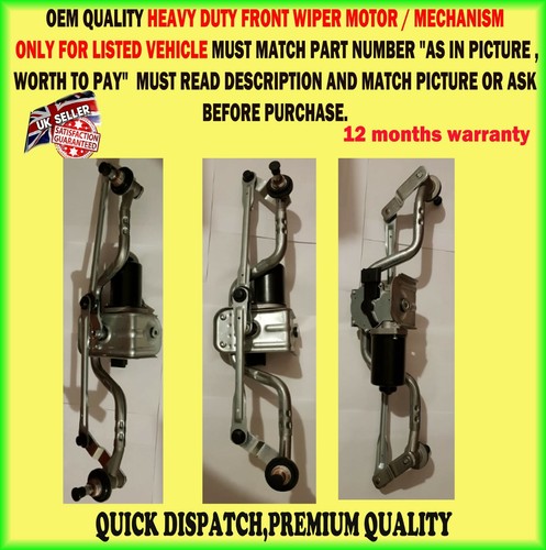 Front wiper motor linkage - motor,