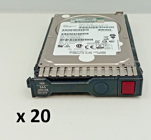 20x 600gb 10k - hp, sas