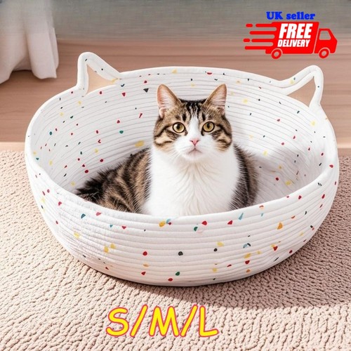Rattan cat bed sleeping - rattan,