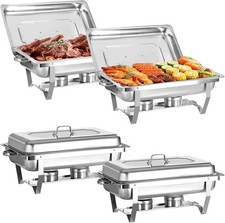 4 Packs Stainless Steel Chafer