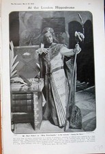 Old Antique Print 1906 Bert