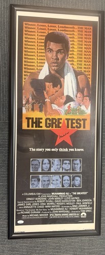 Signed muhammad ali poster - ali, the