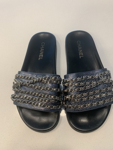 Authentic chanel chain slides - authentic,