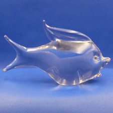 Färe-Marcolin Ronneby Angel Fish Sweden Konstglas Art Glass SIGNED