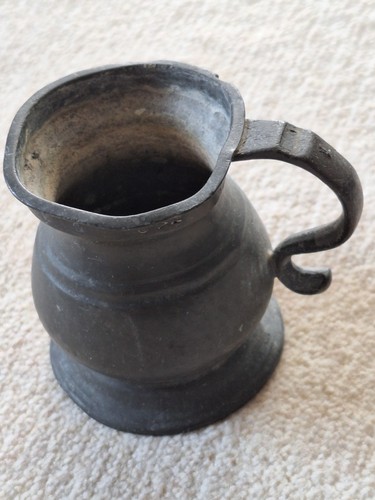 Small victorian pewter - victorian, mug