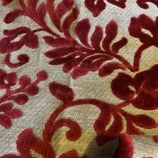 Material fabric off cuts- Upholstery Material- Floral Design - 40cm x 90cm