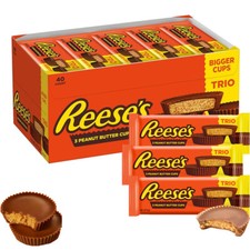 REESES TRIO PEANUT BUTTER CUPS 3x PACK - 63g 5/10 /20 / 30/ 40 BARS