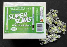 Tar-Less SUPER SLIM Filters 5.7mm for ROLL UP cigarettes - 300 value pack