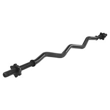 Black arm curl bar - bar, gym