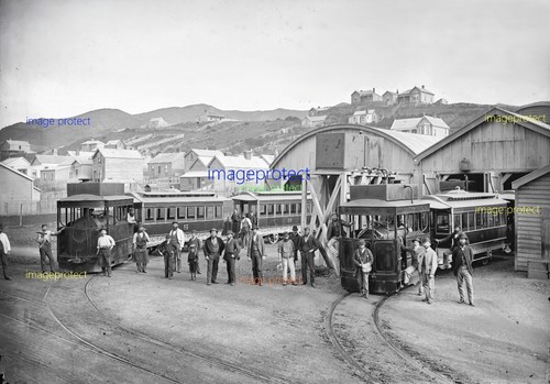Steam trams wellington new - trams,, wellington,