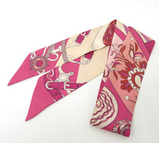 Authentic HERMES  Silk Scarf