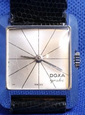 Vintage Ladies DOXA Grafic Rectangular Watch - VERY CLEAN - WORKS WELL