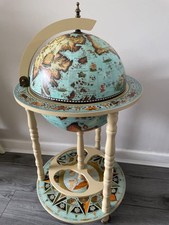 Vintage wine bar - vintage, globe