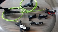 Shimano Deore xt 4-pot Hydraulic brake set excellent working condition 