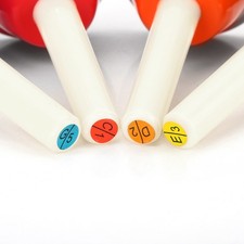 8-Note Colorful Metal Hand