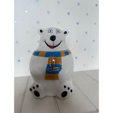Mcvities Iced Gems Polar Bear Ceramic Cookie Jar Vintage 
