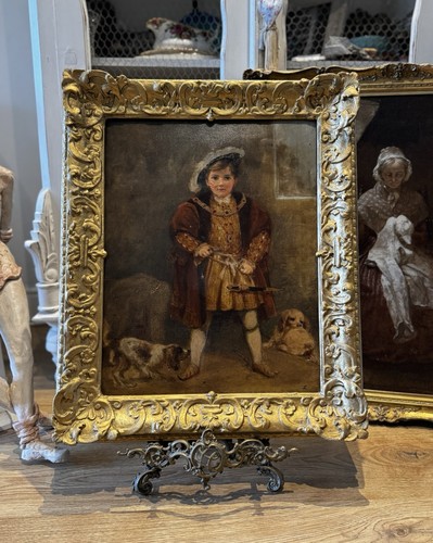 Antique 19th century - century, oil
