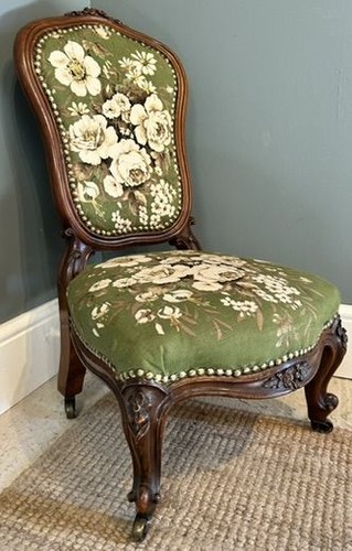 Antique bedroom nursing floral - antique,