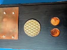 Flower of  Life, Unique Radionic Energy transfer Device. Handmade, wooden box