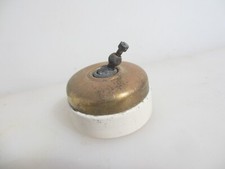 Antique Brass & Ceramic Light