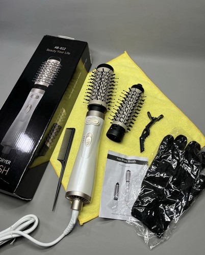 Rotating hair dryer - hair, brush