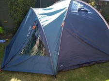 Halfords 4 man Dome Tent Dark Blue