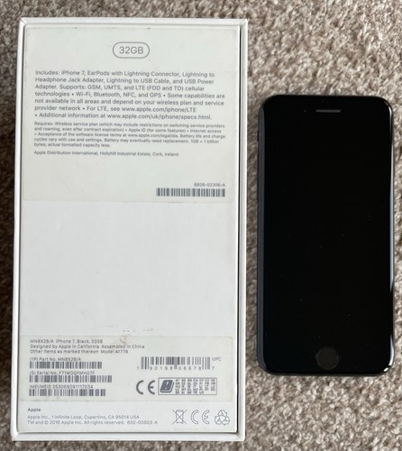Iphone 32gb black 100 - 7, 100%