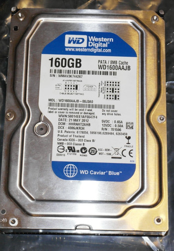 Western digital 160 - digital, gb