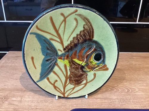 1960 spanish majolica fish - 1960’s,
