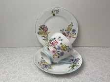 Shelley Wild Flowers Tea Trio