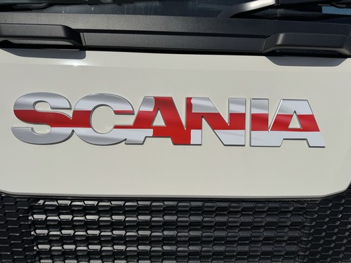 Scania cab front badge - r&s,