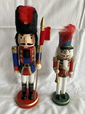 PAIR OF WOODEN CHRISTMAS