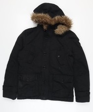 Zara Man Men's Black Parka