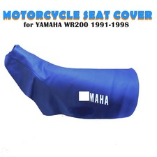 MOTORCYCLE SEAT COVER FOR YAMAHA WR200 1991 -1998 MID BLUE