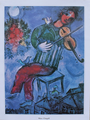 Marc chagall the blue - chagall,