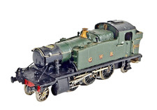 Kit-built GWR Class 0-6-0 Pannier Tank Steam Loco OO Green Tested Runner Unboxed