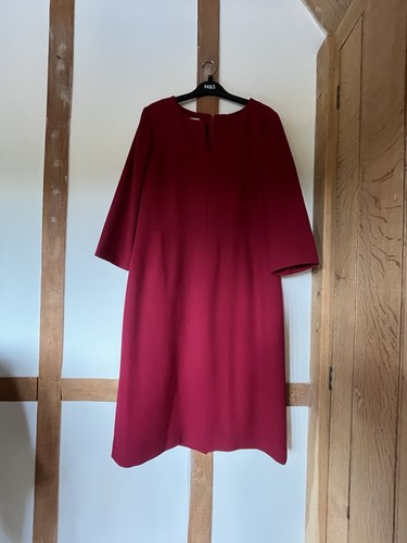 Hobbs red shift dress size - dress, 14