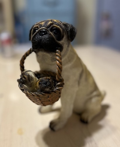 Rare henri chrisdon resin pug - rare,