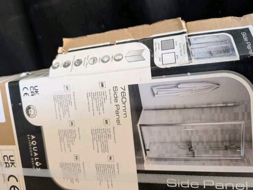 Aqualux shower side panel - shower,