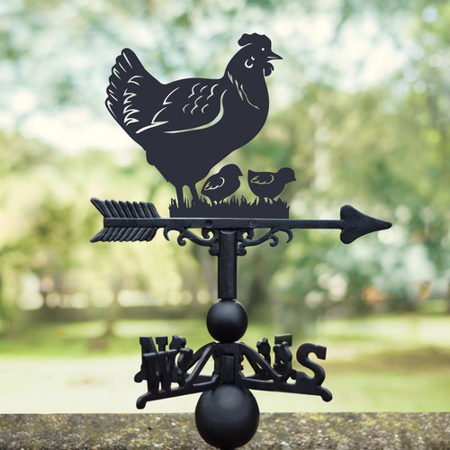 Cast iron hen and chicks - cast,