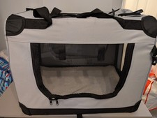 Portable Soft Fabric Pet Carrier Folding Dog Cat Puppy Travel Transport Bag (Med