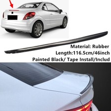 116cm For Peugeot 207 CC 07-14 Saloon Rear Wing Lip Spoiler Universal Painted