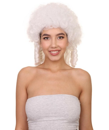 18th century colonial lady wig - 18th,