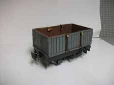 NICE SCRATCH BUILT G GAUGE OPEN WAGON WITH OPENING DOORS SMOOTH RUNNER