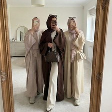 Muslim Women Kimono Maxi Abaya