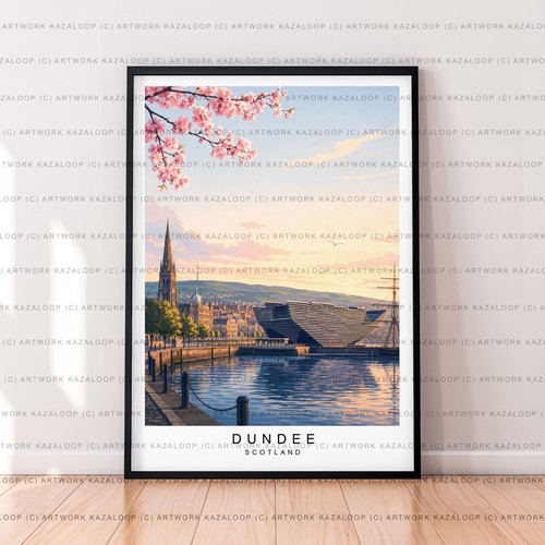 Dundee scotland unframed - dundee,