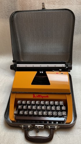 Vintage typewriter lilliput - vintage,