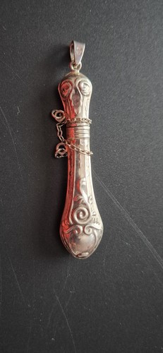 Vintage solid silver - solid, needle
